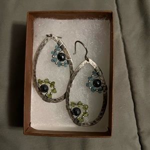 Silpada sterling crystal earrings
